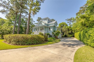 This marsh-front custom-built home in Hampton Plantation has an on The King and Prince Golf Course, Home of the Hampton Club in Georgia - for sale on GolfHomes.com, golf home, golf lot