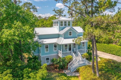 This marsh-front custom-built home in Hampton Plantation has an on The King and Prince Golf Course, Home of the Hampton Club in Georgia - for sale on GolfHomes.com, golf home, golf lot