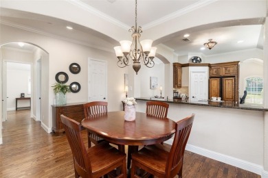 This home is perfectly situated with scenic views of the 3rd on Heritage Ranch Golf and Country Club in Texas - for sale on GolfHomes.com, golf home, golf lot