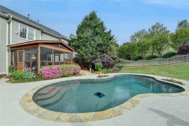 Welcome to this beautifully updated 5-bedroom, 3.5-bath home on Hamilton Mill Golf Club in Georgia - for sale on GolfHomes.com, golf home, golf lot