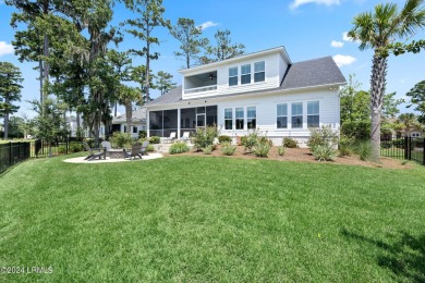 Spectacular, almost new home on The Pointe in the beautiful golf on Hampton Hall Club in South Carolina - for sale on GolfHomes.com, golf home, golf lot