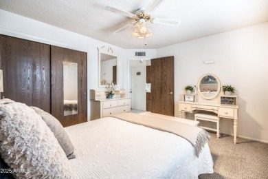Welcome to carefree living in this beautifully maintained 1 bed on Sunland Village Golf Club in Arizona - for sale on GolfHomes.com, golf home, golf lot