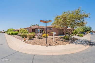 Situated on a spacious corner homesite, this beautiful turn-key on Encanterra Country Club in Arizona - for sale on GolfHomes.com, golf home, golf lot