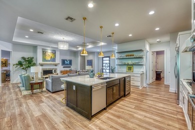 Built in 2020, this thoughtfully designed 2,750 sq ft residence on Apple Rock Golf Course - Horseshoe Bay in Texas - for sale on GolfHomes.com, golf home, golf lot