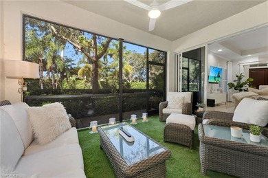Start your morning with coffee on your peaceful, garden-view on Grey Oaks Golf and Country Club in Florida - for sale on GolfHomes.com, golf home, golf lot