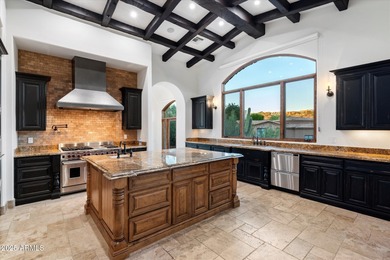 Private yet designed for grand-scale entertaining, this timeless on Eagle Mountain Golf Club in Arizona - for sale on GolfHomes.com, golf home, golf lot