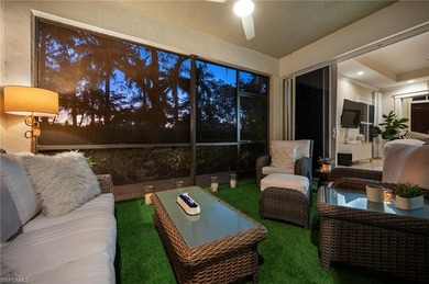 Start your morning with coffee on your peaceful, garden-view on Grey Oaks Golf and Country Club in Florida - for sale on GolfHomes.com, golf home, golf lot