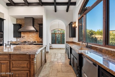 Private yet designed for grand-scale entertaining, this timeless on Eagle Mountain Golf Club in Arizona - for sale on GolfHomes.com, golf home, golf lot