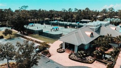 Start your morning with coffee on your peaceful, garden-view on Grey Oaks Golf and Country Club in Florida - for sale on GolfHomes.com, golf home, golf lot