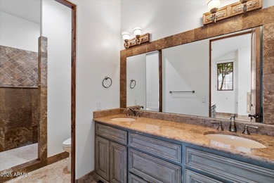 Private yet designed for grand-scale entertaining, this timeless on Eagle Mountain Golf Club in Arizona - for sale on GolfHomes.com, golf home, golf lot