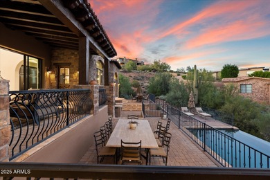 Private yet designed for grand-scale entertaining, this timeless on Eagle Mountain Golf Club in Arizona - for sale on GolfHomes.com, golf home, golf lot