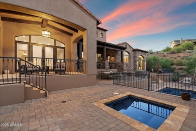 Private yet designed for grand-scale entertaining, this timeless on Eagle Mountain Golf Club in Arizona - for sale on GolfHomes.com, golf home, golf lot