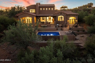 Private yet designed for grand-scale entertaining, this timeless on Eagle Mountain Golf Club in Arizona - for sale on GolfHomes.com, golf home, golf lot