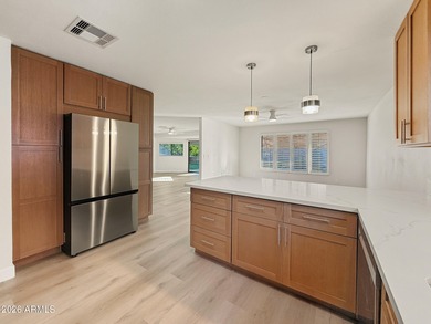 Completely remodeled in 2025 with a brand-new interior, this on Fountain of the Sun Country Club in Arizona - for sale on GolfHomes.com, golf home, golf lot