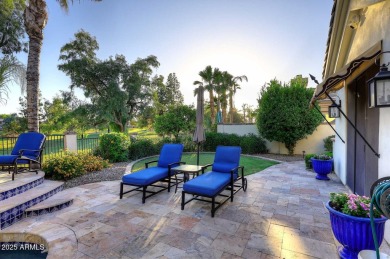 Custom designed, Mediterranean influenced home with imported on Ocotillo Golf Resort  in Arizona - for sale on GolfHomes.com, golf home, golf lot