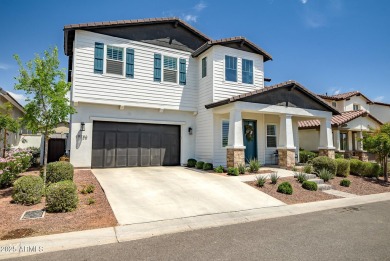 Step into timeless elegance in this stunning 2021 Craftsman home on Verrado Golf Club - Victory in Arizona - for sale on GolfHomes.com, golf home, golf lot