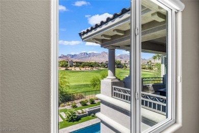 Unobstructed mountain  golf course views await at this 2-story on Red Rock Country Club in Nevada - for sale on GolfHomes.com, golf home, golf lot