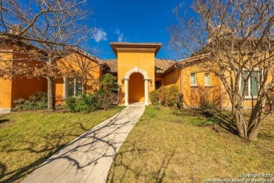 This stunning 2,839 sqft single story home, nestled within the on The Dominion Country Club in Texas - for sale on GolfHomes.com, golf home, golf lot