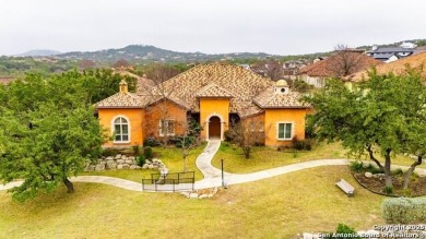This stunning 2,839 sqft single story home, nestled within the on The Dominion Country Club in Texas - for sale on GolfHomes.com, golf home, golf lot