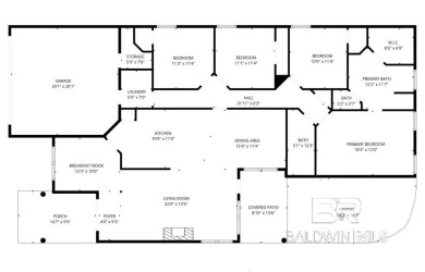 Welcome to this custom single-level home featuring 4-bedrooms on TimberCreek Golf Club in Alabama - for sale on GolfHomes.com, golf home, golf lot