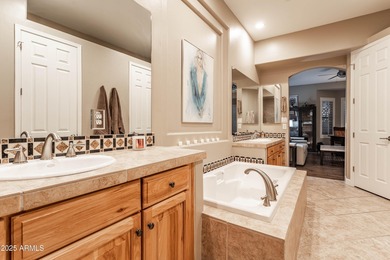 Nestled within DC Ranch golf community, this exquisite luxury on The Country Club At DC Ranch in Arizona - for sale on GolfHomes.com, golf home, golf lot