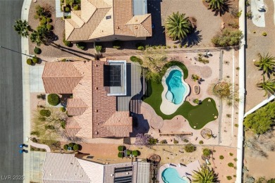 Nestled in a quiet cul-de-sac in Sun City Summerlin, this home on Highland Falls Golf Club in Nevada - for sale on GolfHomes.com, golf home, golf lot
