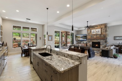 CUSTOM HOME LOCATED ON A PRIME GOLF COURSE LOT... Open floor on The Golf Club At Chaparral Pines in Arizona - for sale on GolfHomes.com, golf home, golf lot