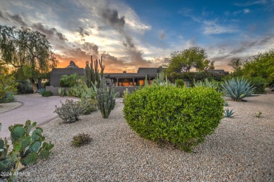 A true Troon oasis! This beautiful custom home was perfectly on Troon Country Club in Arizona - for sale on GolfHomes.com, golf home, golf lot