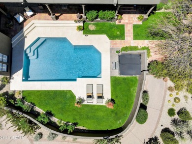 A true Troon oasis! This beautiful custom home was perfectly on Troon Country Club in Arizona - for sale on GolfHomes.com, golf home, golf lot