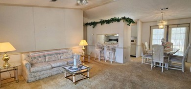 FURNISHED TURN KEY, OPEN BACKYARD Florida 2 bedroom 2 bath home on Zephyrhills Municipal Golf Course in Florida - for sale on GolfHomes.com, golf home, golf lot