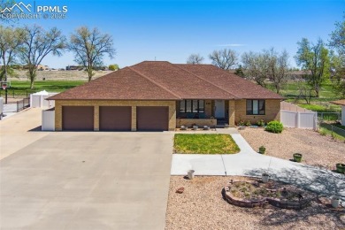 This beautifully updated rancher is a true gem--backing right up on Desert Hawk At Pueblo West in Colorado - for sale on GolfHomes.com, golf home, golf lot