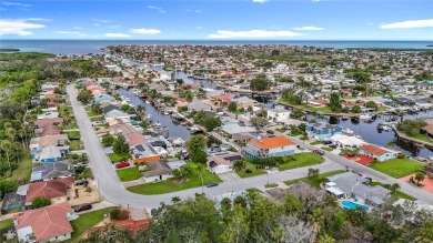Live the Florida lifestyle in the highly sought-after waterfront on Gulf Harbors Golf Course in Florida - for sale on GolfHomes.com, golf home, golf lot