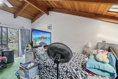 Step outside to your private backyard oasis with direct, serene on Davie Golf Club in Florida - for sale on GolfHomes.com, golf home, golf lot