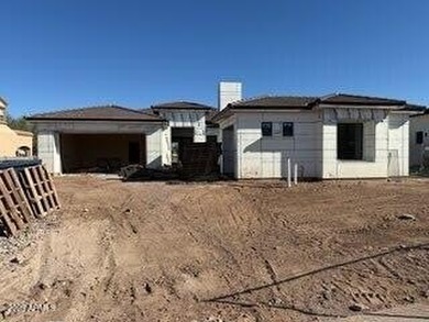 Brand-new custom home under construction with estimated on Estrella Mountain Ranch Golf Course in Arizona - for sale on GolfHomes.com, golf home, golf lot