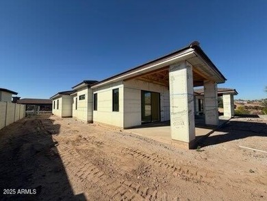 Brand-new custom home under construction with estimated on Estrella Mountain Ranch Golf Course in Arizona - for sale on GolfHomes.com, golf home, golf lot
