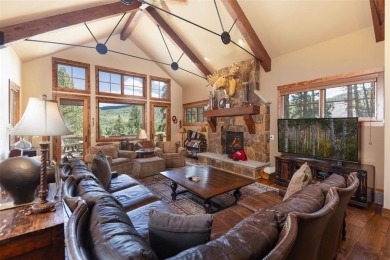 This classic mountain home is set low off Highlands Drive on Breckenridge Golf Club in Colorado - for sale on GolfHomes.com, golf home, golf lot