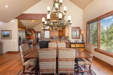 This classic mountain home is set low off Highlands Drive on Breckenridge Golf Club in Colorado - for sale on GolfHomes.com, golf home, golf lot
