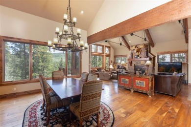 This classic mountain home is set low off Highlands Drive on Breckenridge Golf Club in Colorado - for sale on GolfHomes.com, golf home, golf lot