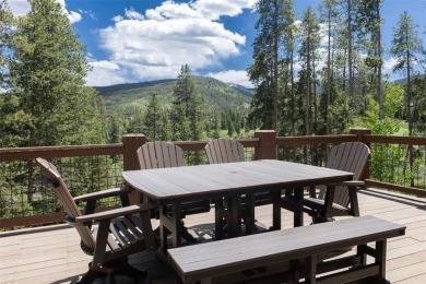 This classic mountain home is set low off Highlands Drive on Breckenridge Golf Club in Colorado - for sale on GolfHomes.com, golf home, golf lot