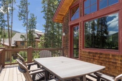 This classic mountain home is set low off Highlands Drive on Breckenridge Golf Club in Colorado - for sale on GolfHomes.com, golf home, golf lot