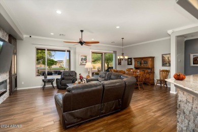 A FULLY FURNISHED, TURNKEY DESTINY MODEL WITH OWNED SOLAR & 3 on Copper Canyon Golf Club in Arizona - for sale on GolfHomes.com, golf home, golf lot