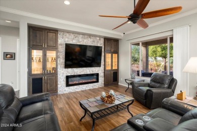 A FULLY FURNISHED, TURNKEY DESTINY MODEL WITH OWNED SOLAR & 3 on Copper Canyon Golf Club in Arizona - for sale on GolfHomes.com, golf home, golf lot