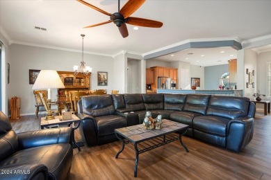 A FULLY FURNISHED, TURNKEY DESTINY MODEL WITH OWNED SOLAR & 3 on Copper Canyon Golf Club in Arizona - for sale on GolfHomes.com, golf home, golf lot