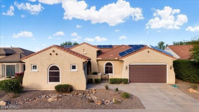 A FULLY FURNISHED, TURNKEY DESTINY MODEL WITH OWNED SOLAR & 3 on Copper Canyon Golf Club in Arizona - for sale on GolfHomes.com, golf home, golf lot