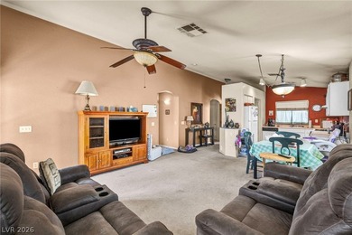Located in a guard-gated community, this 2-bedroom, 2-bath home on Stallion Mountain Golf Course in Nevada - for sale on GolfHomes.com, golf home, golf lot