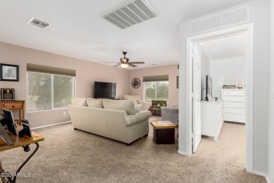 This 4BD/3BA model is a favorite for its downstairs bed/bath on Sundance Golf Club in Arizona - for sale on GolfHomes.com, golf home, golf lot