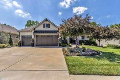Exquisite Don Julian Reverse 1.5-Story with Golf Course Views in on Staley Farms Golf Club in Missouri - for sale on GolfHomes.com, golf home, golf lot