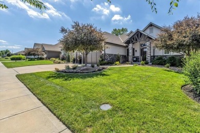 Exquisite Don Julian Reverse 1.5-Story with Golf Course Views in on Staley Farms Golf Club in Missouri - for sale on GolfHomes.com, golf home, golf lot