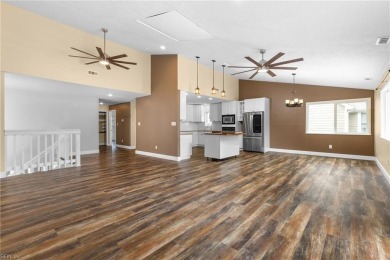 Unique 4BR/3.5BA home in Birdneck Lake adorned with front and on Red Wing Lake Golf Course in Virginia - for sale on GolfHomes.com, golf home, golf lot