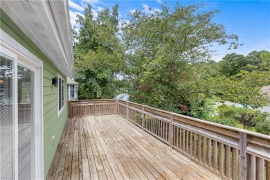 Unique 4BR/3.5BA home in Birdneck Lake adorned with front and on Red Wing Lake Golf Course in Virginia - for sale on GolfHomes.com, golf home, golf lot